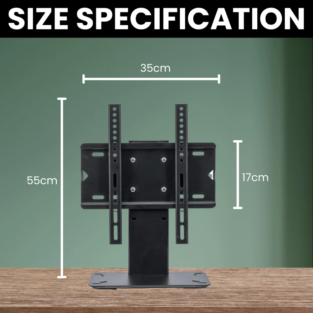 Red Mount LED Table Top Stand  14" To 42" | Adjustable (TT-42) view 3
